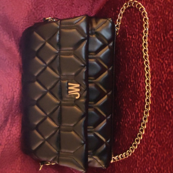 Jason Wu Quilted Black Shoulder Bag with Chain Strap Purse. - Picture 2 of 13